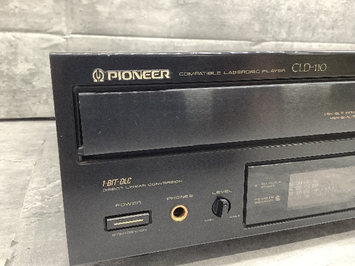 PIONEER パイオニア CLD-110 LDプレーヤー レーザーディスクプレーヤー LDデッキ 音響機器 オーディオ機器の画像6