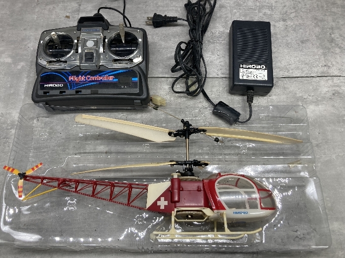 C3a HIROBO ヒロボー 電動ヘリコプター XRB 同軸反転方式室内用電動ヘリ 中古現状品 動作未確認
