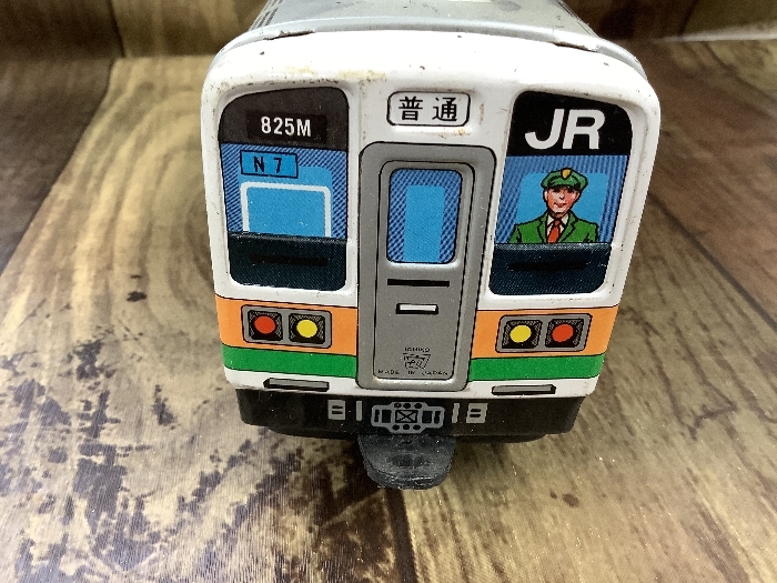 B1a イチコー製 ブリキのおもちゃ JR 電車 ブリキ 乗り物 おもちゃ 22.5㎝ ヴィンテージ 現状品_画像5