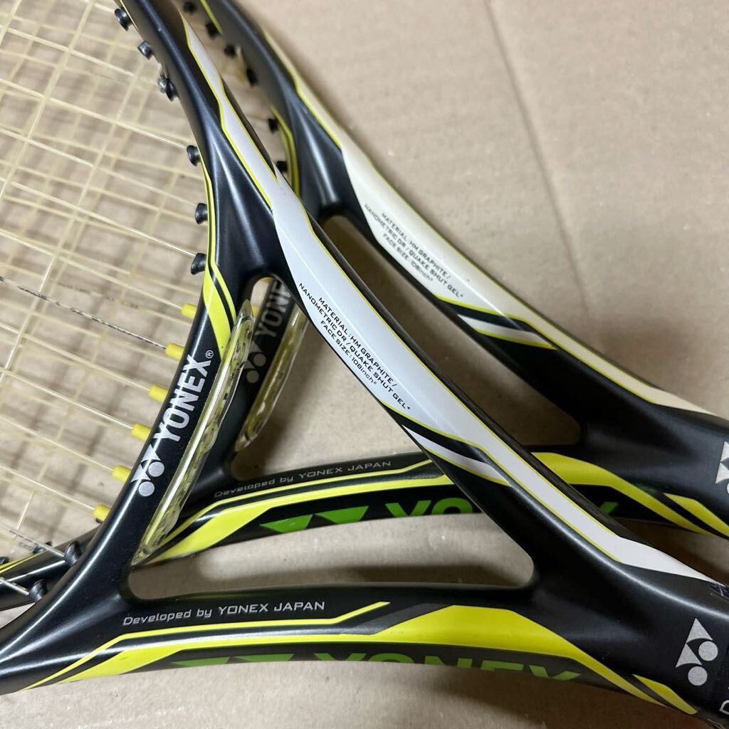 あ-6998）YONEX ヨネックス EZONE DR108 テニスラケット（2本セット）中古現状品の画像9