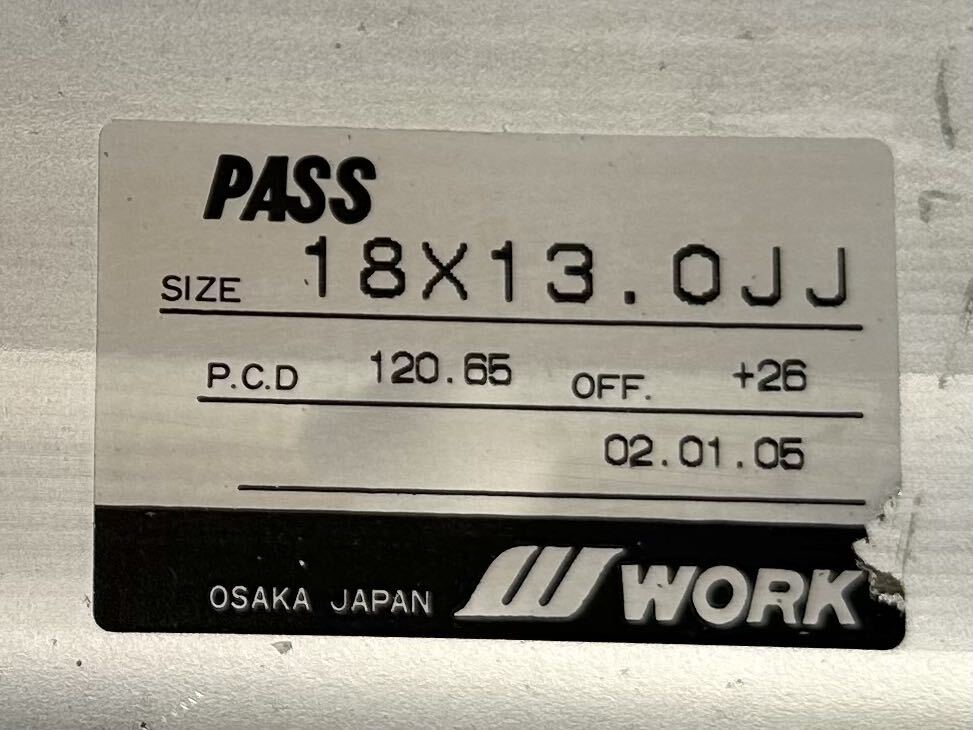 日本製 WORK VS-KF 18インチ アルミホイール 4本セット★ ランボルギーニ ディアブロ_画像3