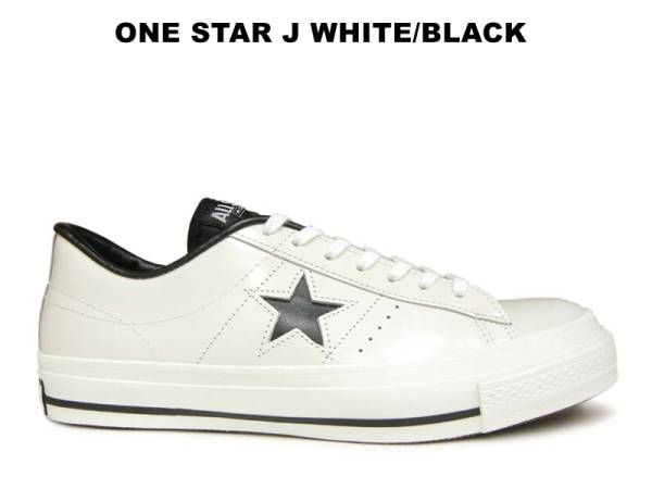  made in Japan Converse one Star J white / black white black 26.5cm 8 -inch sneakers new goods original leather 