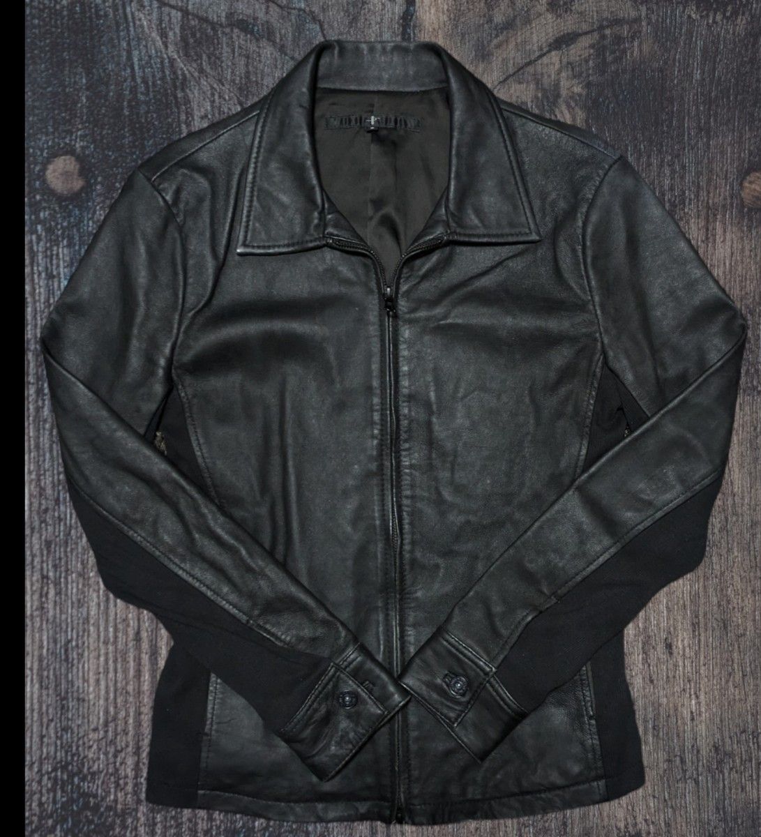 NO ID ジンカンパニーLamb Leather Jacketレザージャケット 革 NO ID ジンカンパニーLamb Leather Jacketレザージャケット 革