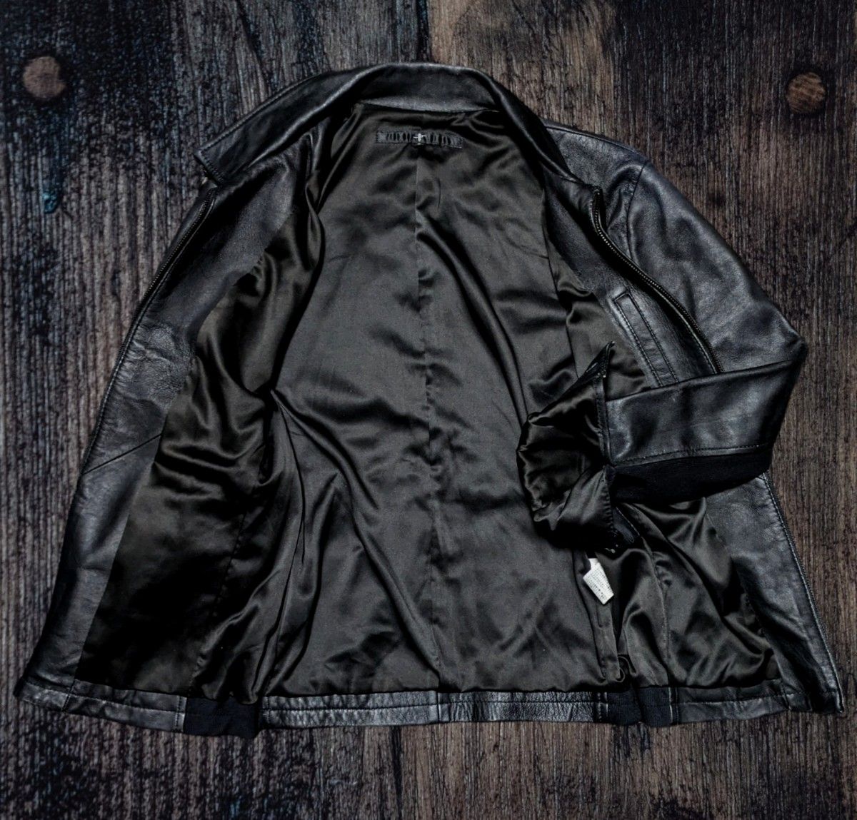 NO ID ジンカンパニーLamb Leather Jacketレザージャケット 革 NO ID ジンカンパニーLamb Leather Jacketレザージャケット 革