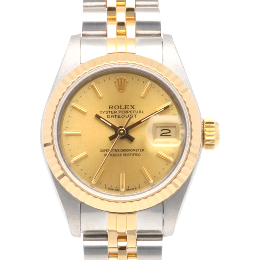 Rolex Rolex Datejust SS K18YG WATCH 98th 1987 Комбинированная нержавеющая сталь K18 Желтое золото 69173 [SH] Используется