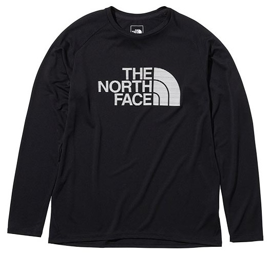 【XL /送料無料】THE NORTH FACE ノースフェイス ロングスリーブGTDロゴクルー NT12377 K ブラック 長袖 Tシャツ ロンT