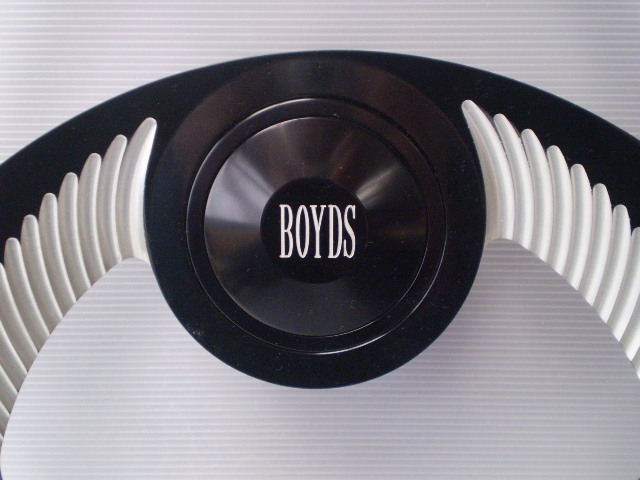 BOYDS ボイド　ビレットステアリング。1992'　Hod Rods' by Boyds' NOS' Black'未使用保管物。_画像2