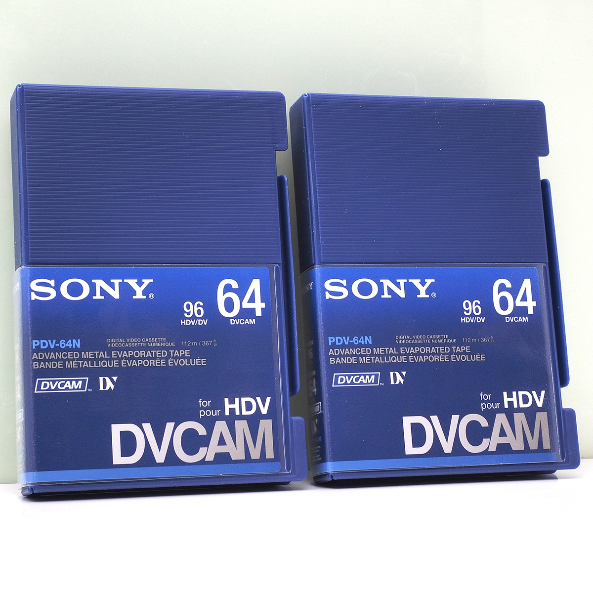  2 ps SONY PDV-64N standard DVCAM tape 64 minute business use tape unused 2 ps together set Sony HDV DV DVCAM