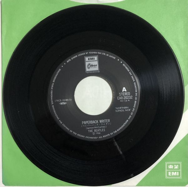 EP 美盤 The Beatles - Paperback Writer / EAR-20232 / 1977年 / JPN_画像2