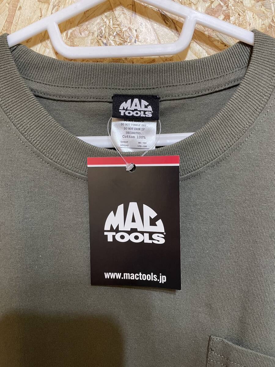 新品未使用　MAC TOOLS マックツールズ　Tシャツ　グリーン　半袖　L_画像3