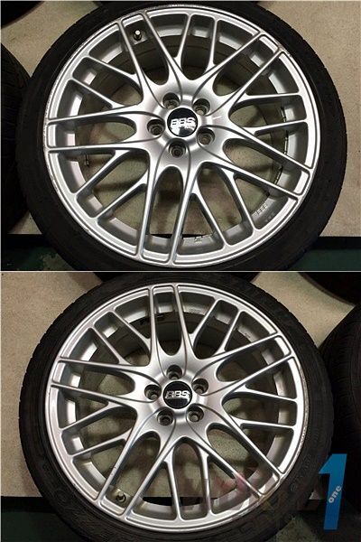 BBS GERMANY CS 18インチホイール 4本セット 7.5J +48mm PCD100 5穴 ZVW30 プリウスで使用 ZN6 ZN8 86 ZC6 ZD8 ドイツ製 ジャーマニーの画像3