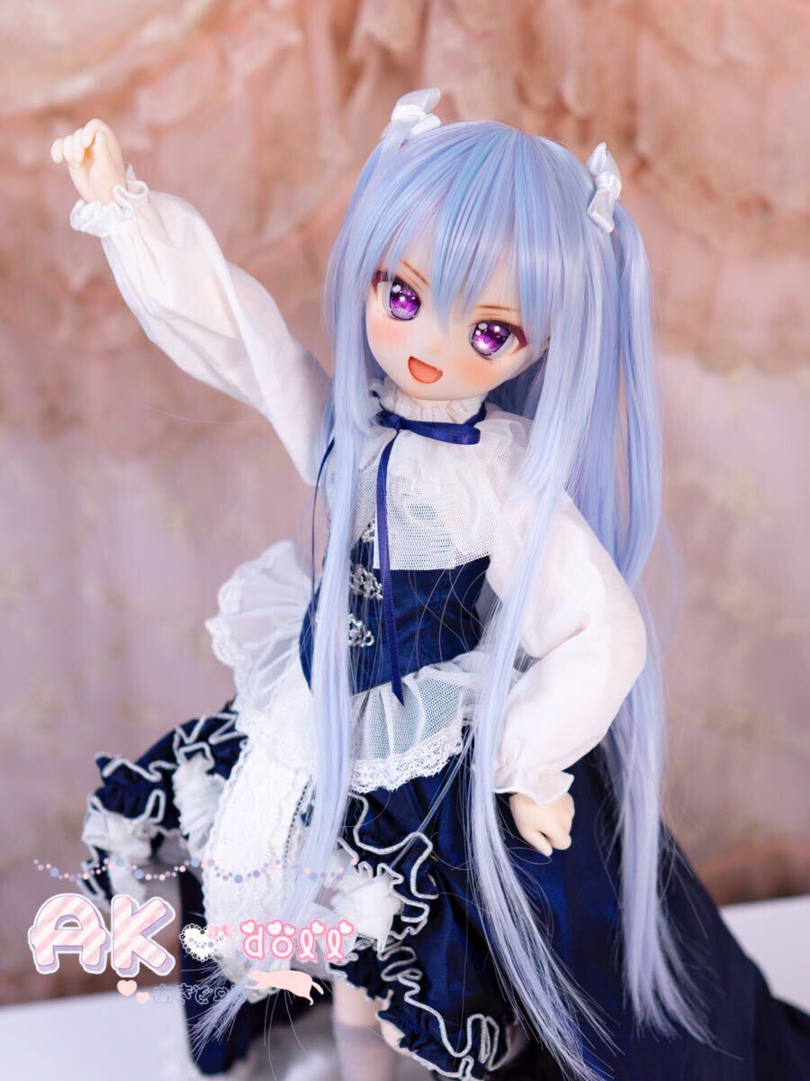 【AK*doll】DDH-01 カスタムヘッド 開口 SW セミホワイト レジンアイ付き_画像5