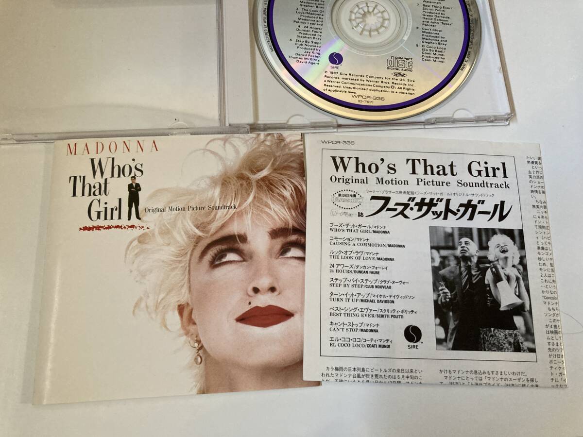 CD[ Madonna /f-z* The to* девушка ] саундтрек саундтрек WPCR-336