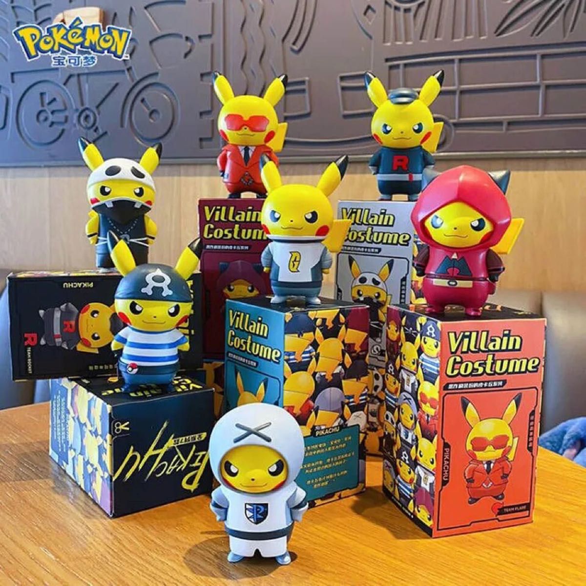 ポケモン フィギュア ピカチュウ 悪の組織【未開封】 7体セット ポケモン フィギュア ピカチュウ 悪の組織【未開封】 7体セット