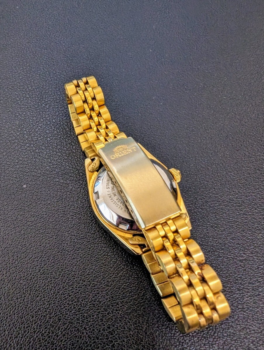 Orient オリエント NQ1Y-N0 21jewelsマリア像 腕時計 自動巻き 機械式 ゴールド 金 PTP The BONEZ_画像2