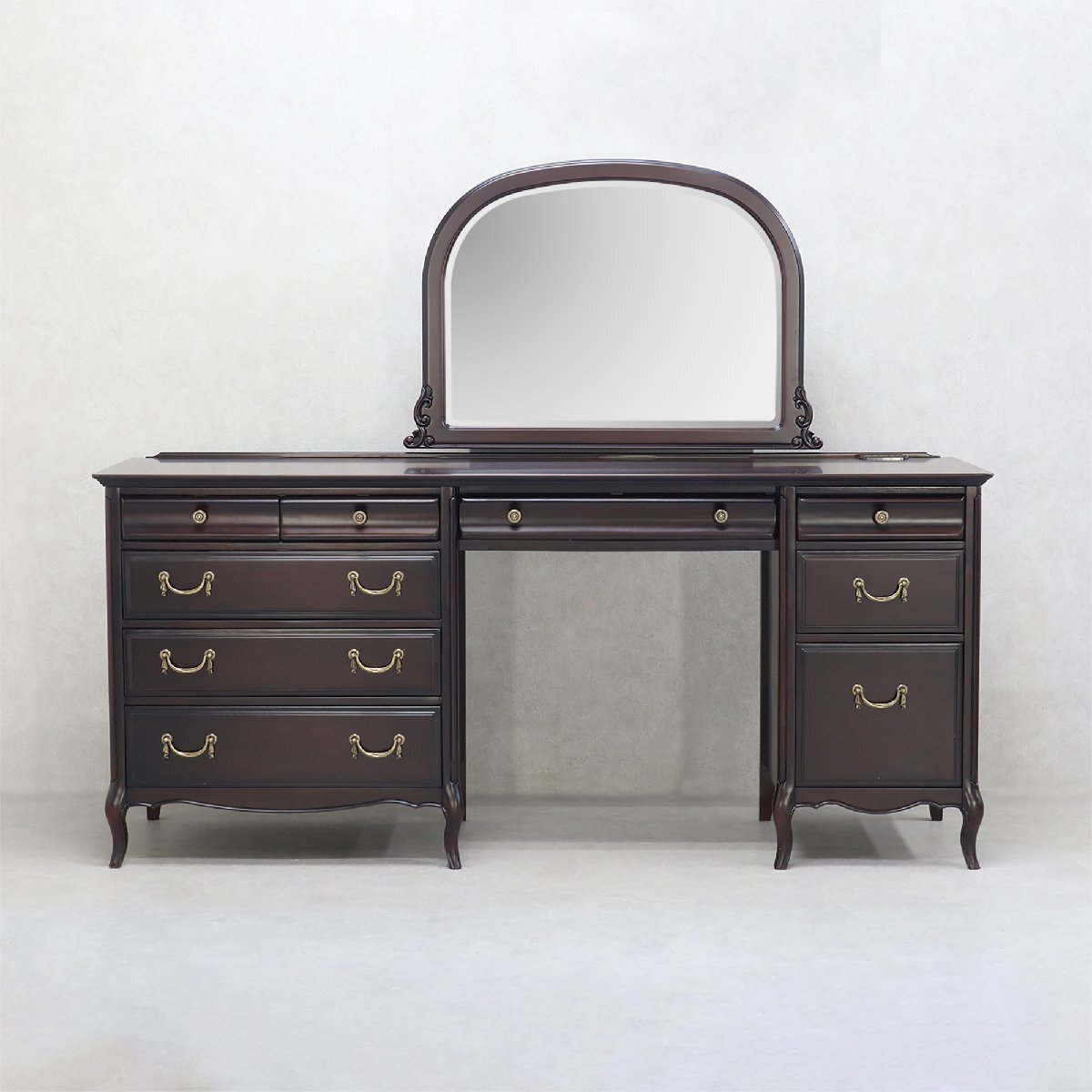 TOKAI KAGU/ Tokai furniture industry MilanaD mirror naD dresser desk 160 3 point set ( desk 160* mirror * stool ) Manufacturers direct delivery commodity installation included 