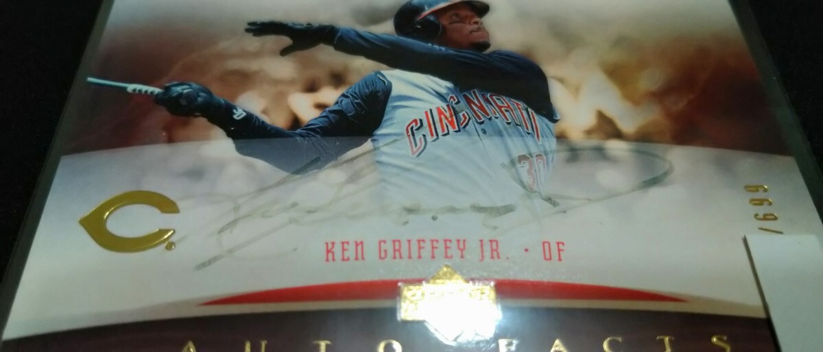 Ken Griffey Jr 699枚限定 直筆サインカード auto 検 TOPPS BOWMAN crome stadium BBM epoch プロ野球 WBC  1st GENESIS Dodgersの画像2