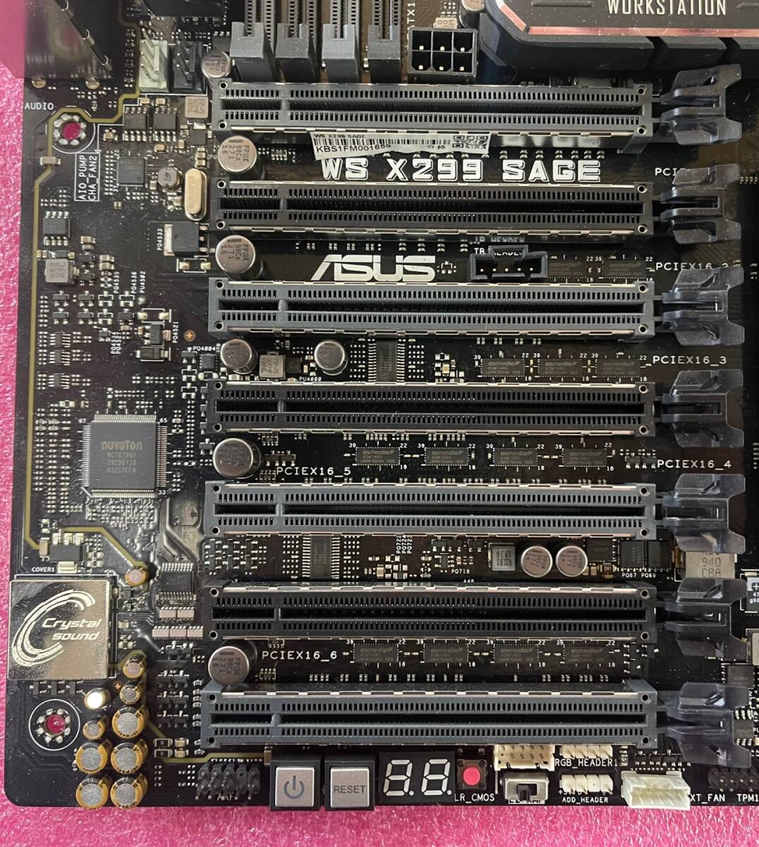 ASUS WS X299 SAGE LGA2066 マザーボード_画像4