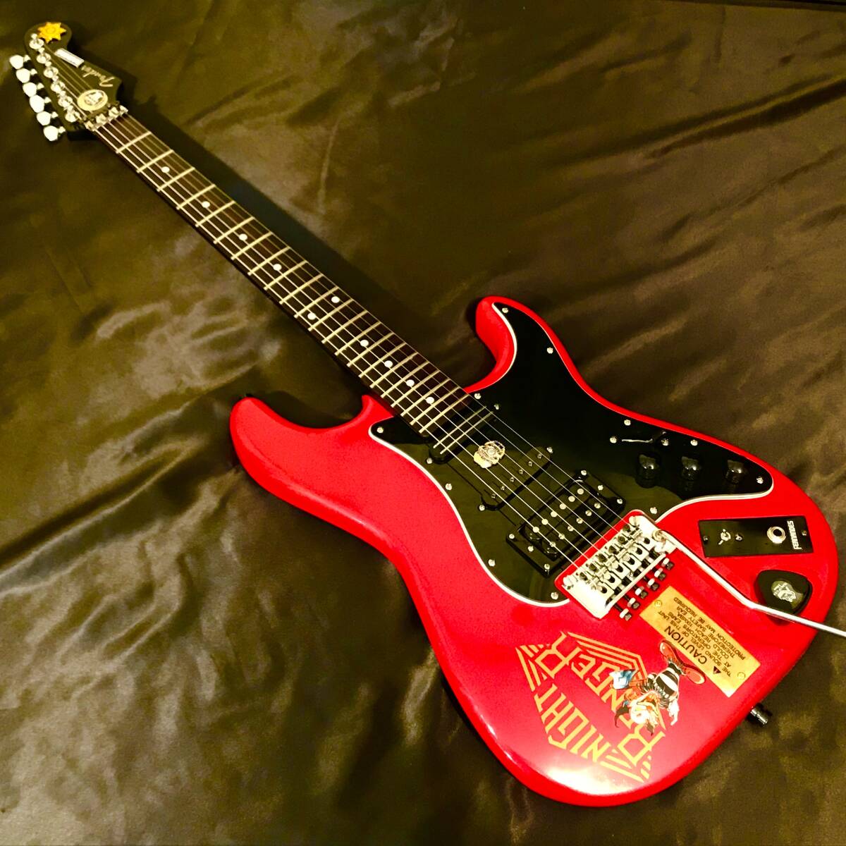 ◆ サブ機! Brad Gillis Style Strato FERNANDES FUNCTION ブラッドギルス 未使用品ピックアップX3点 ブースター搭載 ナイトレンジャー ◆の画像1