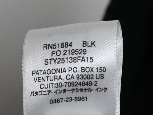 15AW PATAGONIA パタゴニア レギュレーター R2 POLARTEC フリース ジャケット MEN'S M BLACK b7790_画像9