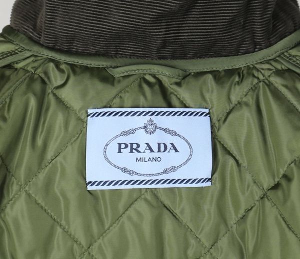 2023 PRADA プラダ ライト Re-Nylon リナイロン キルティング ジャケット 40 b7799_画像9