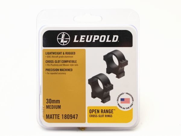 Leupold■30mm Medium-Open Range Cross-Slot Scope Ring■リューポルド スコープリングの画像3