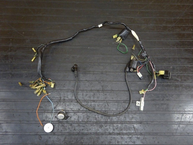 【M240317】モトコンポ(AB12-1001)◇ メインハーネスセット CDI イグニッションコイル リレーの画像1
