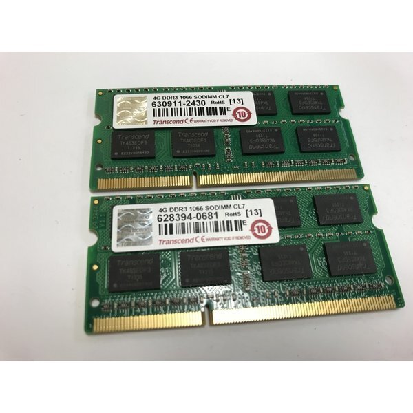 ★ ИСПОЛЬЗОВАНИЕ РАБОТА ★ Мемориал-производитель ноутбуков PC3-8500S DDR3 1066 4GB 2 SET Общая сумма 8 ГБ ★ БЕСПЛАТНАЯ ДОСТАВКА ★ 1 месяц гарантия