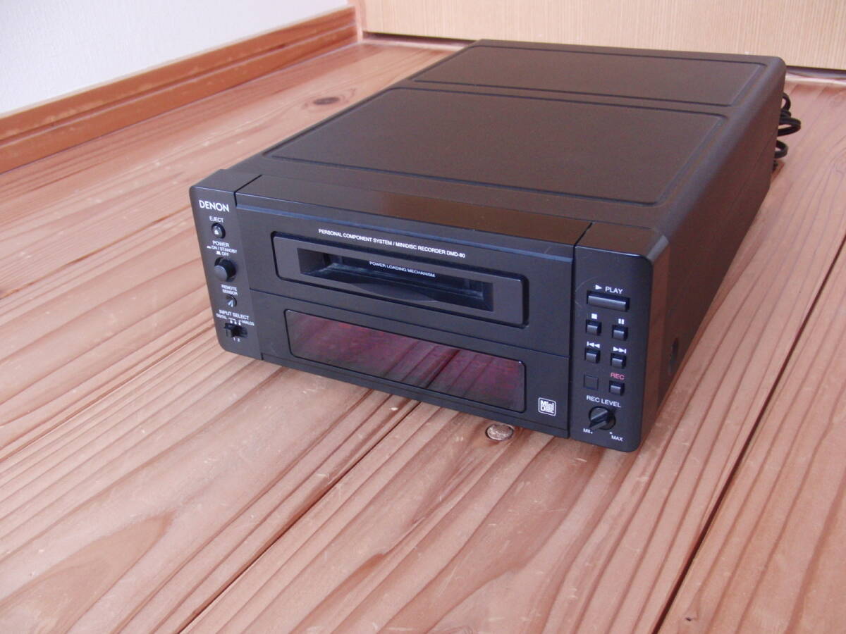 DENON DMD-80 MD магнитофон электризация OK б/у товар 