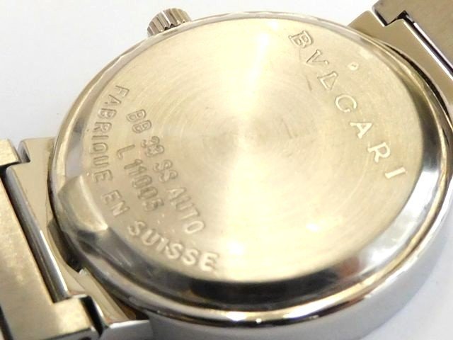 BVLGARI ブルガリ BB33SS ☆ ブルガリブルガリ 自動巻き オートマ メンズ腕時計 ボーイズ □6A6C シフト00_画像4