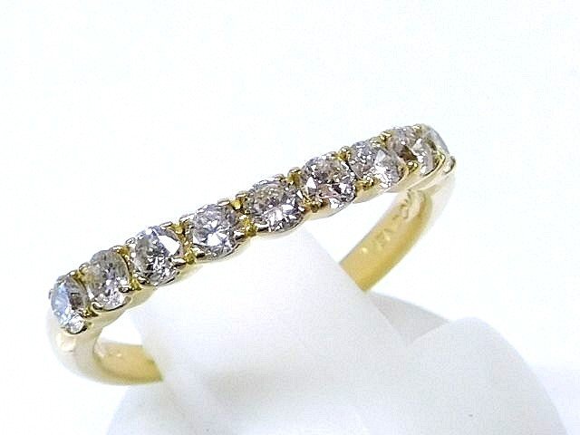 充実の品 イエローゴールド YG K18 0.30ct ダイヤ 3号 ■ ヴァンドーム青山 新品同様品 指輪 エ1000 □6C AOYAMA VENDOME リング 指輪