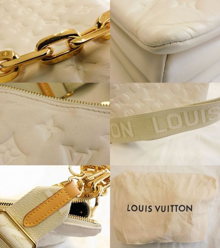 ヴィトン M21262 クッサン PM ■ チェーンショルダーバッグ 2WAY モノグラム レザー レディース □ LOUIS VUITTON 6B6C エム1000_画像5