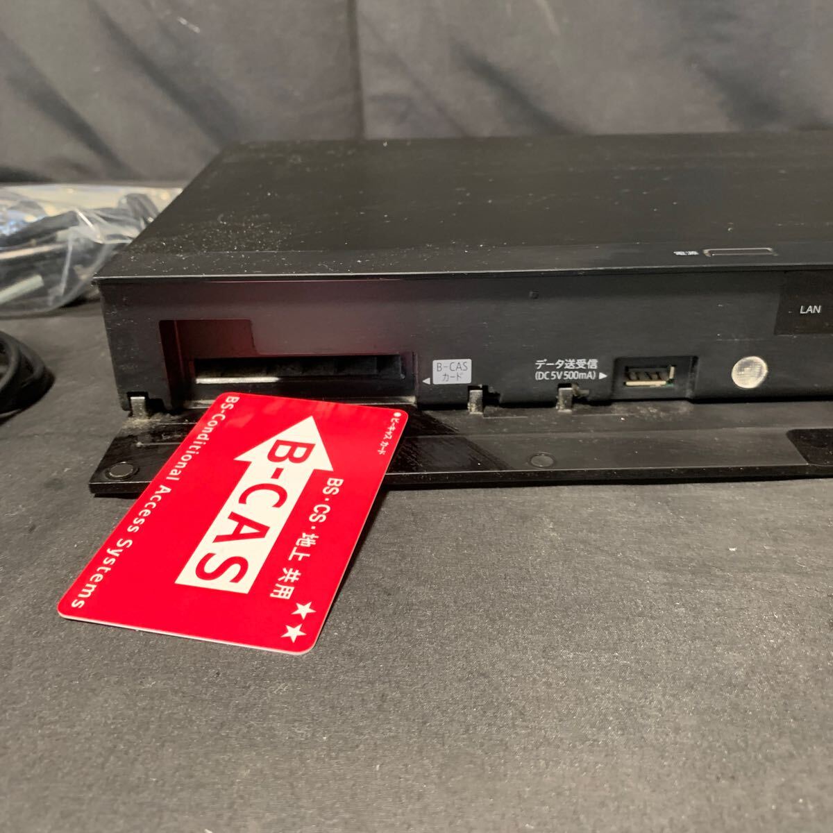SHARP シャープ ブルーレイディスクレコーダー BD-NW1200 2019年製 動作確認済み B-CASカード コード類 付き Blu-ray BDレコーダー _画像6