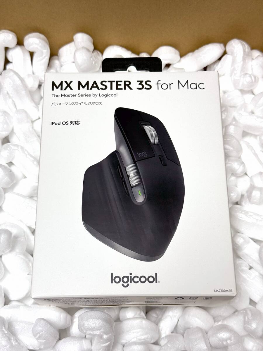 【中古・使用時間低】MX Master 3S for Mac【完品】_画像1