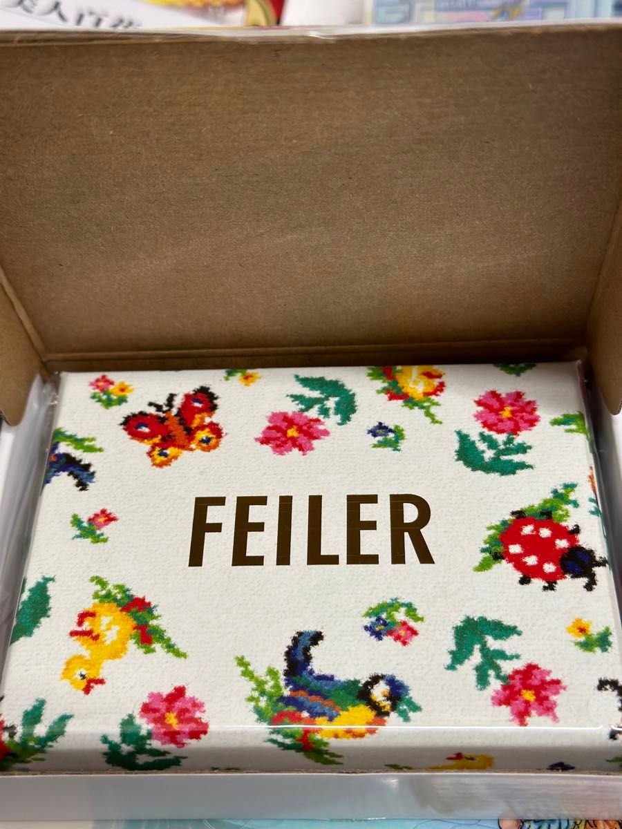 FEILER＆LOVERARY BY FEILER 収納ボックス付きメッセージカード＆封筒
