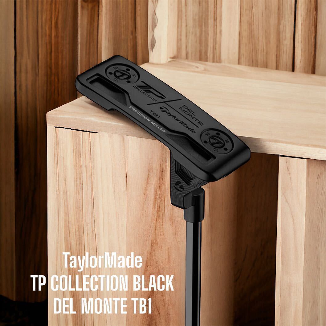 TaylorMade テーラーメイド TP COLLECTION BLACK DEL MONTE TB1 トラスヒール パター 33インチ