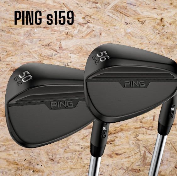 PING ピン s159 ウェッジ ミッドナイト Sグラインド 2本セット 50-12 56-12 N.S.PRO 850GH neo_画像1