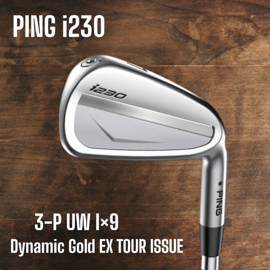 PING ピン i230 アイアン 3-P UW 9本セット Dynamic Gold EX TOUR ISSUE_画像1