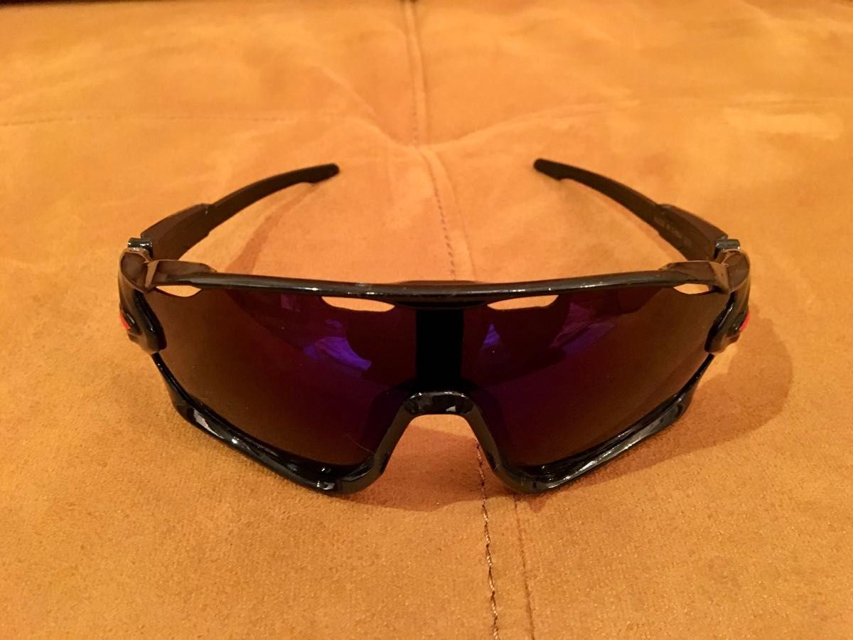 ［新品］スポーツサングラス レンズ取り外し可能　 OAKLEY JAWBREAKER風