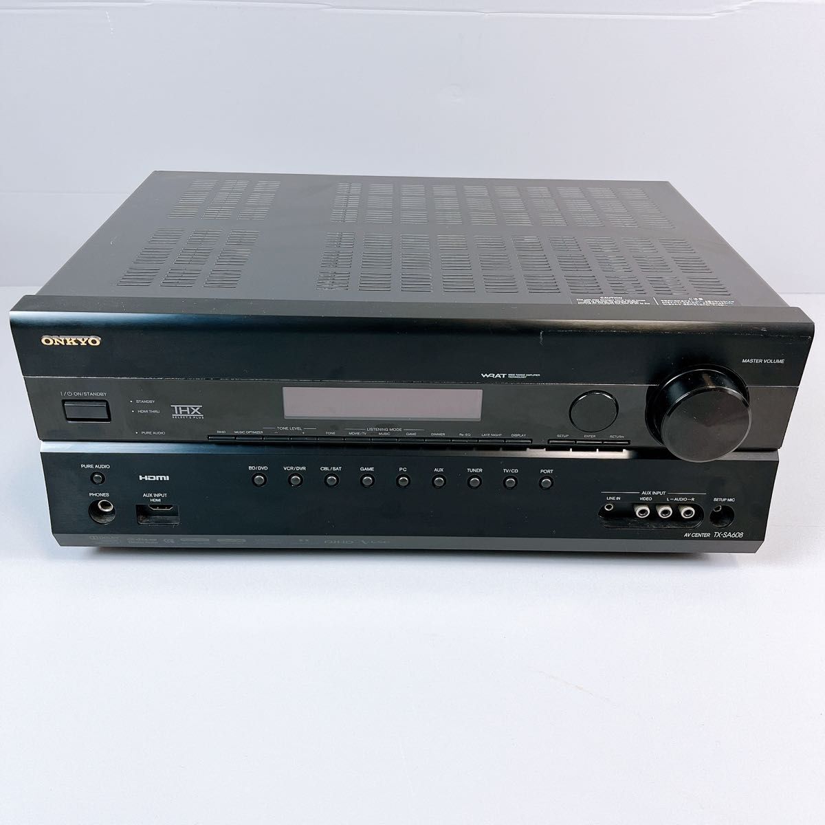 ONKYO TX-SA608 オーディオ機器 AVアンプ オンキョー　動作品　リモコン付き_画像2