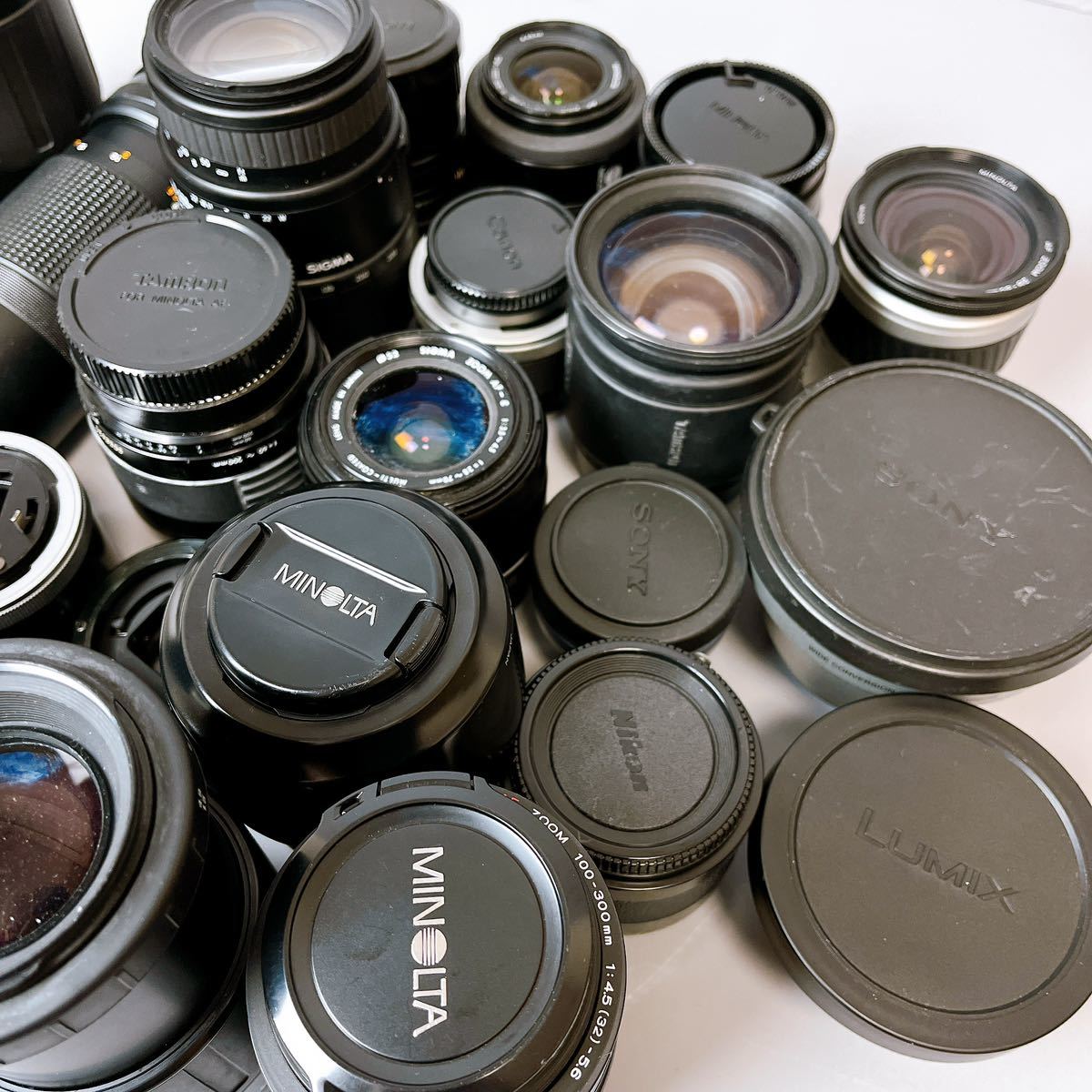 カメラ　レンズ　まとめ売り　動作未確認　キャノン ペンタックス　ミノルタ　ソニー　ジャンク　27個　Nikon Canon PENTAX SONY MINOLTA_画像3