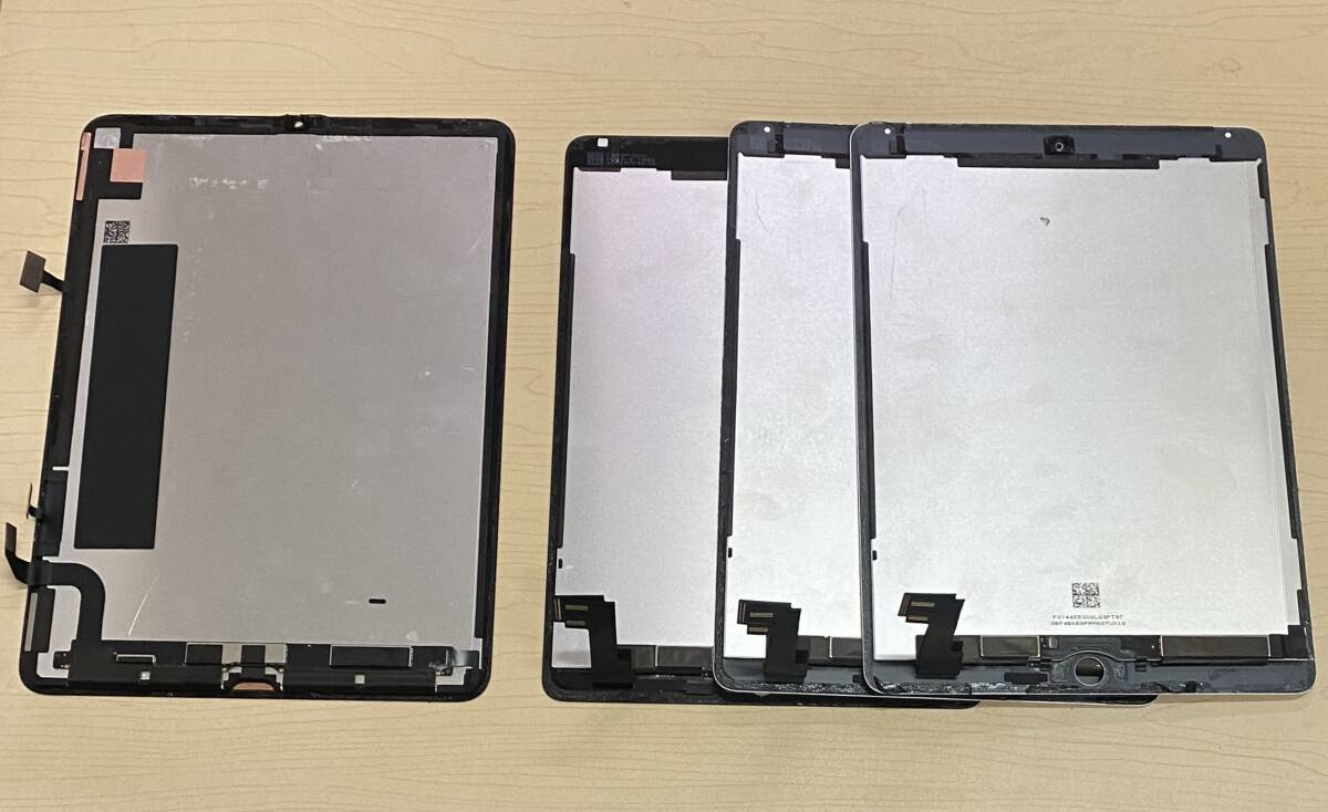 4枚 セット 中古 純正品 iPad Air4 とiPad Air2 フロントパネル 画面 液晶 修理 交換 ジャンクの画像2