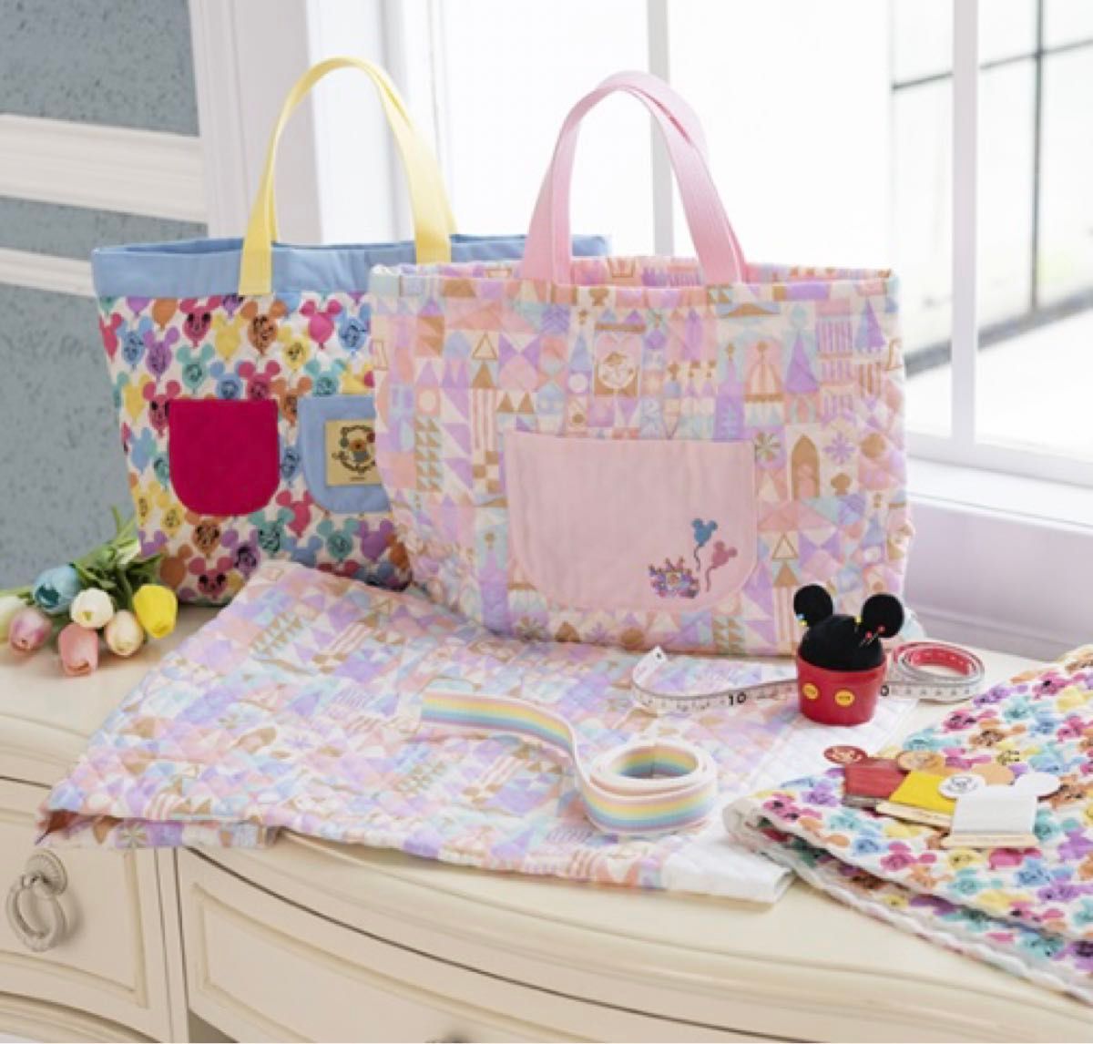 ディズニーリゾート限定 カットクロス キルティング イッツア ディズニーリゾート限定 カットクロス キルティング イッツア