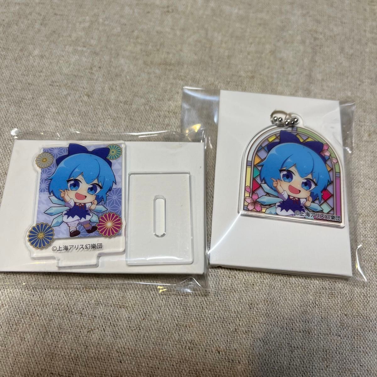 【チルノ】3点セット　東方Project 東方プロジェクトBIGアクリルスタンドアクリルミニスタンドアクリルキーホルダー