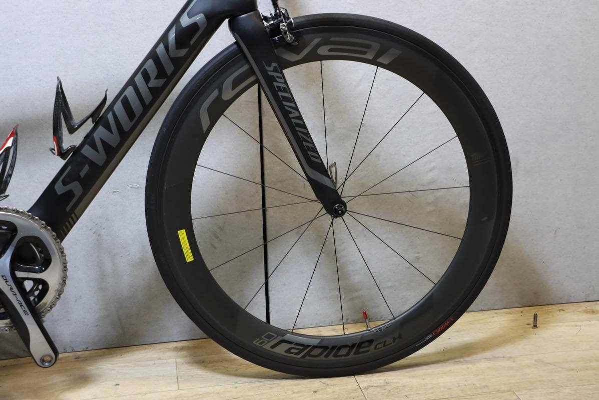 ■S-WORKS エスワークス VENGE フルカーボン ROVAL RAPIDE CLX 60 DURA-ACE 9070 Di2 2X11S サイズ54 2013年モデル 超美品_画像3