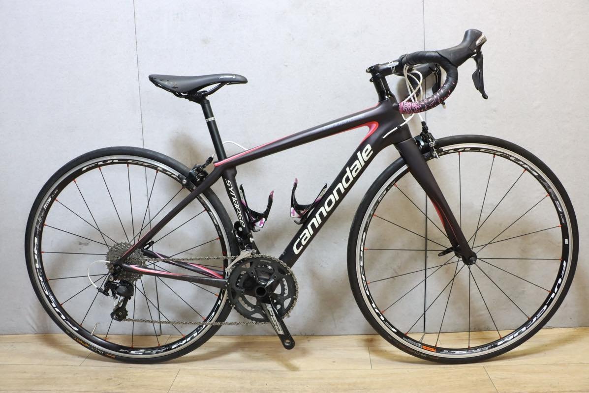 ■cannondale キャノンデール SYNAPSE CARBON WOMEN'S フルカーボン SHIMANO 105 5800 2X11S サイズ44 2015年モデル_画像1