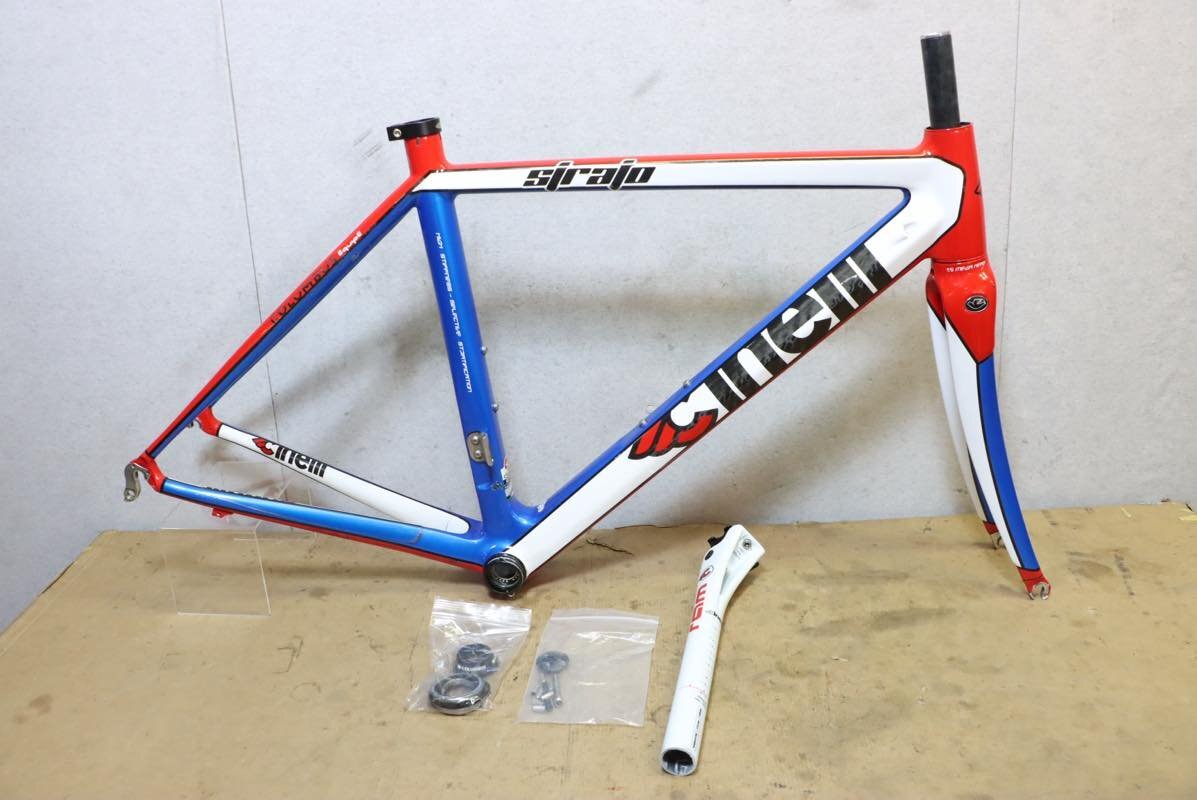 □cinelli チネリ STRATO カーボンフレーム ramカーボンシートポスト付属 2012年 48size