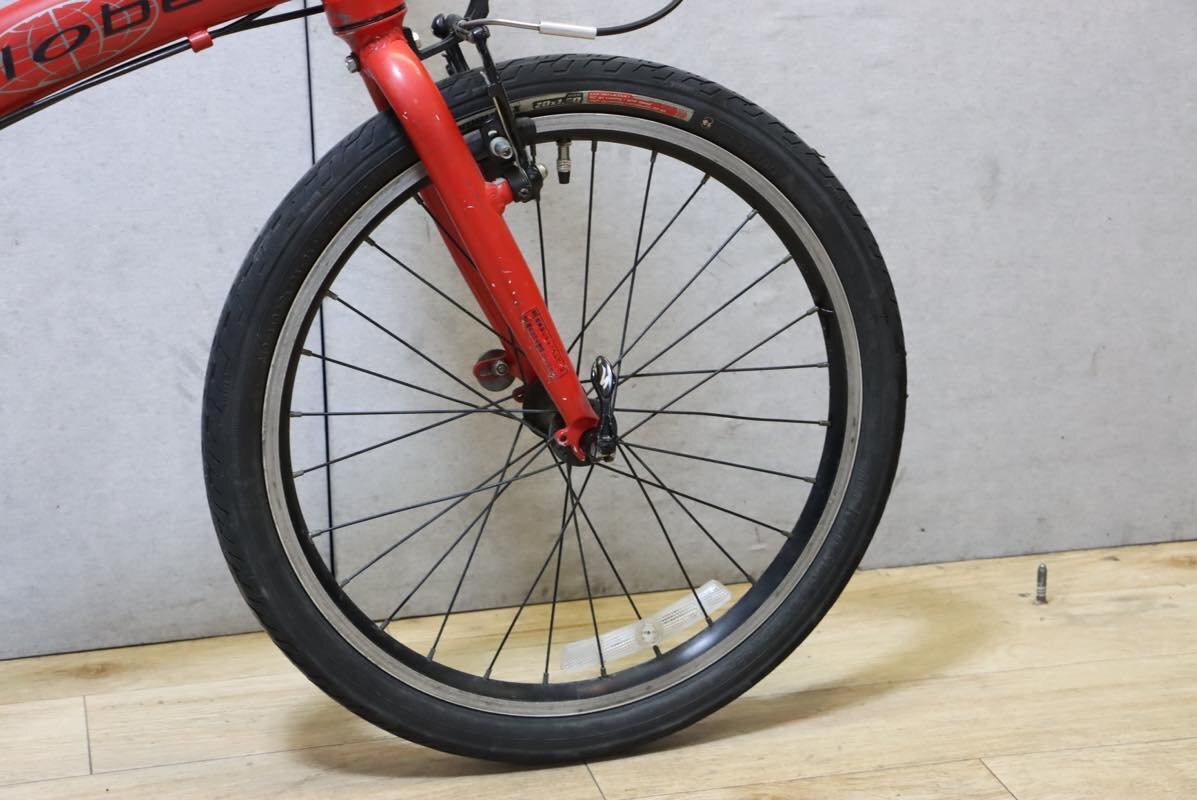 希少車!!■SPECIALIZED スペシャライズド GLOBE 20インチ 折り畳みミニベロ SHIMANO 1X8S 2008年前後_画像3