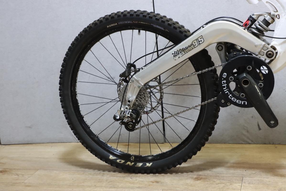 ダウンヒル!! 倒立サス採用■MOUNTAINCYCLE マウンテンサイクル wave9.5 26インチ SRAM X9 MIX 1X9 サイズS相当 2000年前後の画像4