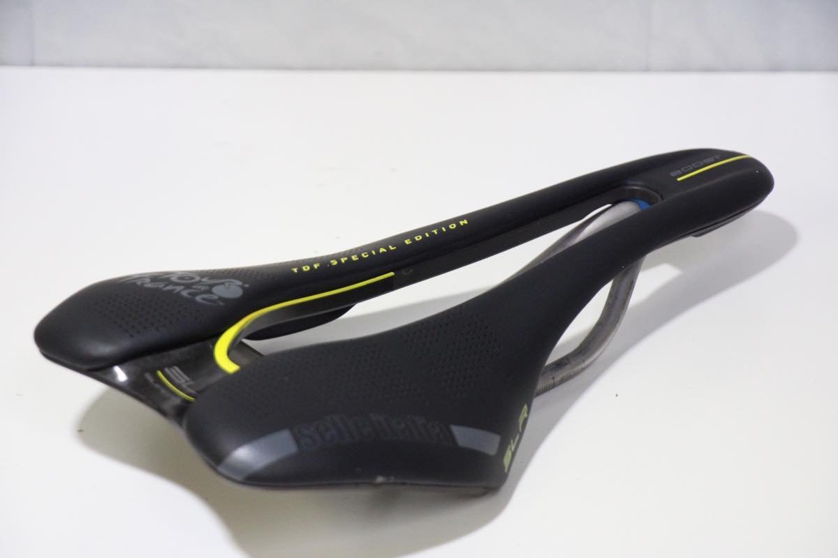 限定モデル! ★SELLE ITALIA セライタリア SLR SUPER FLOW TOUR de FRANCE SPECIAL EDITION サドル TI 316レール_画像4